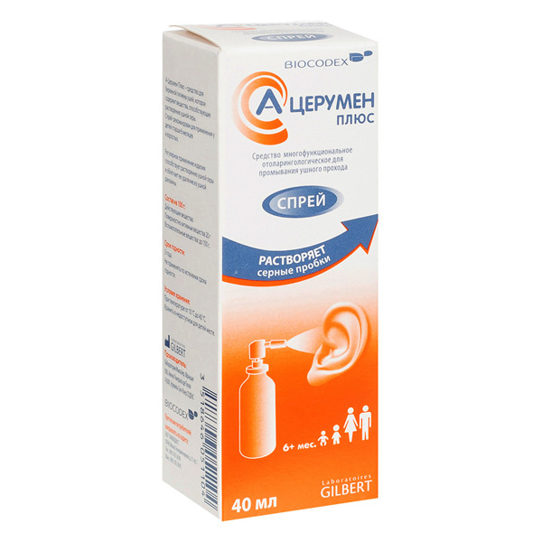 А-церумен Плюс спрей 40мл