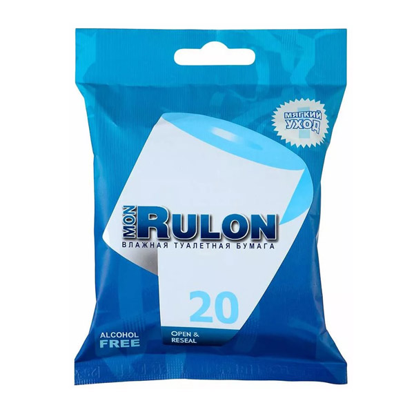 Мон рулон влажная туалетная бумага №20