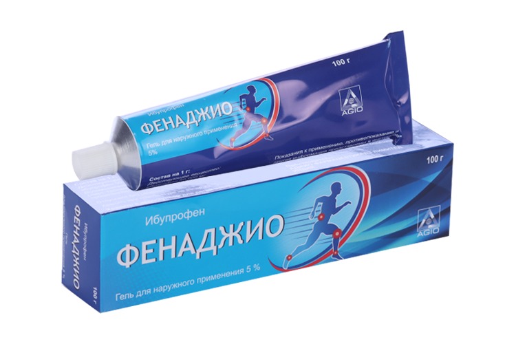 Фенаджио гель д/наруж прим 5% 100г