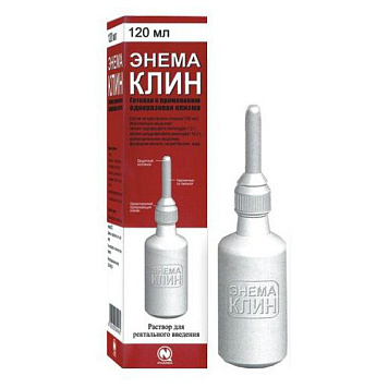 Энема Клин р-р д/клизм 120мл