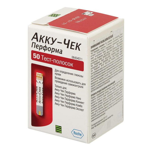 Акку-Чек Перформа тест-полоски №50