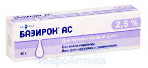 Базирон АС гель д/наруж прим 2,5% 40г