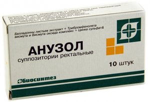 Анузол супп рект №10