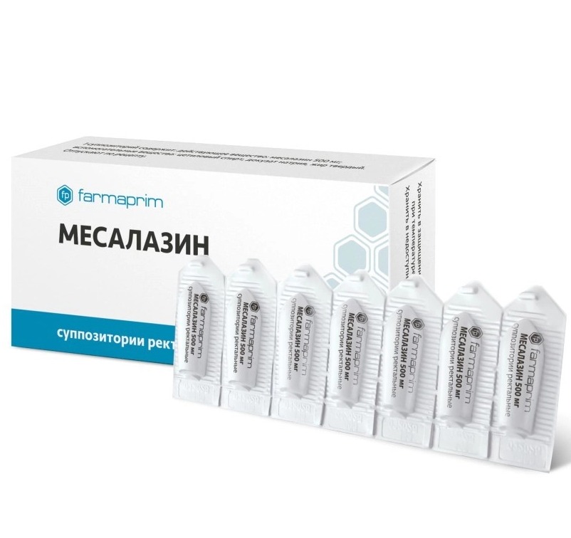 Месалазин супп рект 500мг №14