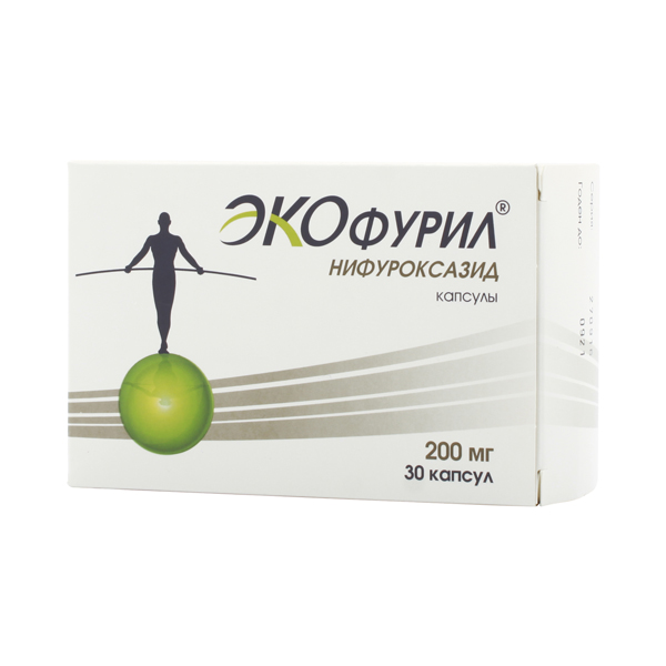 Экофурил капс 200мг №30