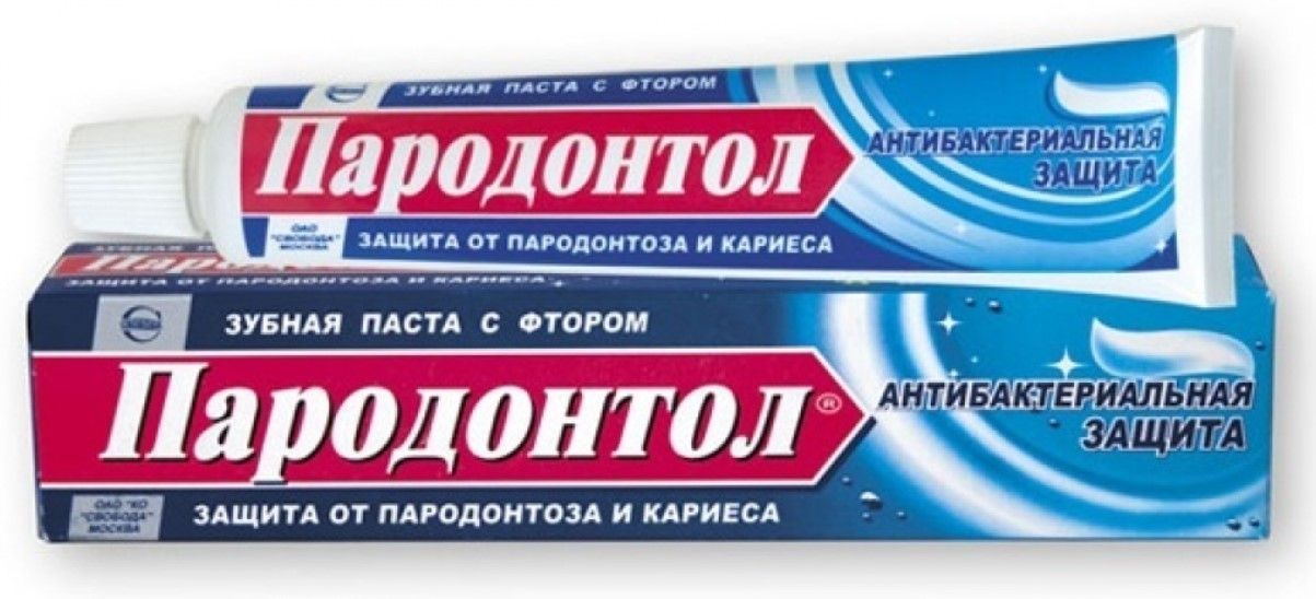 Пародонтол зуб паста Антибактериальная 124г