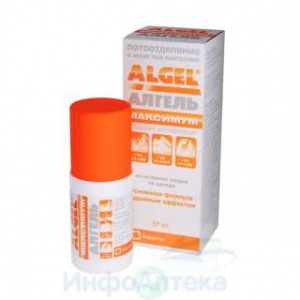 Алгель Максимум дезодорант ролик 50мл