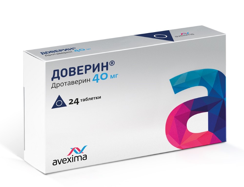 Доверин тбл 40мг №24