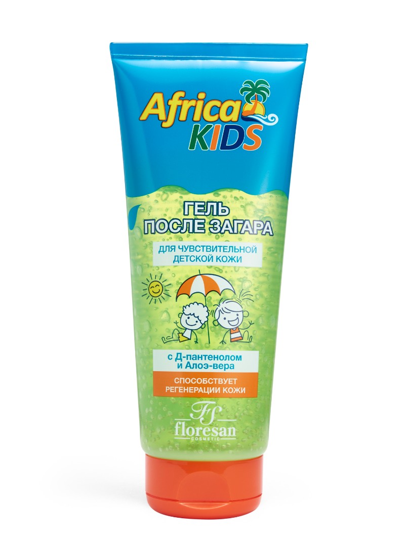 Флоресан Африка Кидс гель п/загара Алоэ д/дет 200мл Ф-409