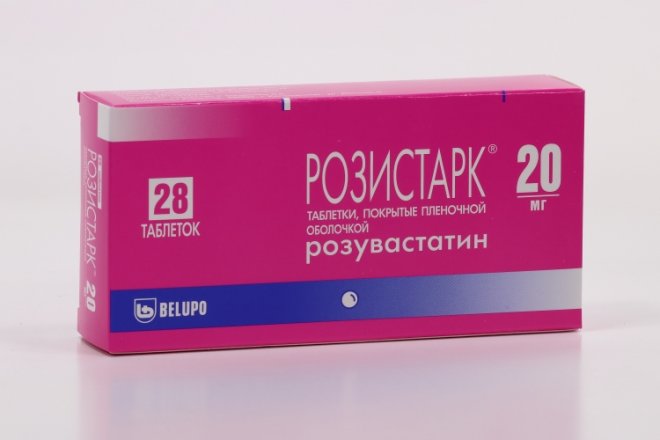 Розистарк тбл п/п/о 20мг №28