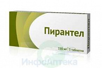 Пирантел тбл 250мг №3