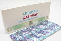 Дазолик тбл п/п/о 500мг №10