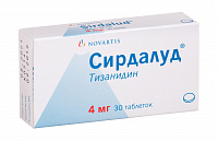 Сирдалуд тбл 4мг №30
