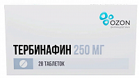 Тербинафин тбл 250мг №28