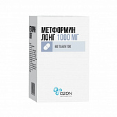 Метформин лонг тбл пролонг высв 1000мг №60