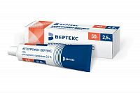 Кетопрофен-Вертекс гель 2,5% 50г №1 туба