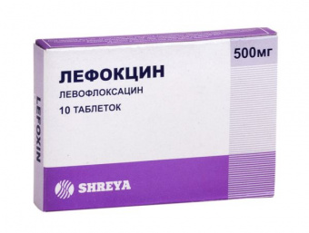 Лефокцин Биокс тбл п/п/о 500мг №10