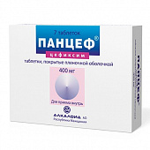 Панцеф тбл п/п/о 400мг №7