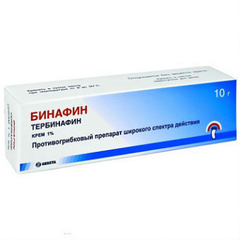 Бинафин крем 1% 10г