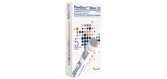 РинФаст Микс 30 сусп п/к 100ЕД/мл 3мл №5 шпр-р Ринастра II