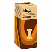 Йод р-р д/наруж прим спирт 5% 25мл