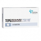 Тербинафин тбл 250мг №14