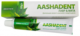 Ааша Хербалс зуб паста лавр и мята 100мл