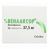 Венлаксор тбл 37,5мг №30