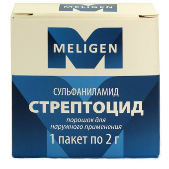 Стрептоцид пор д/наруж прим 5г пак