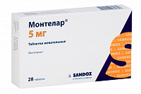 Монтелар тбл жев 5мг №28