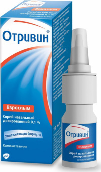 Отривин спрей наз дозир 140мкг/доза 10мл фл