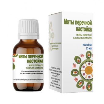 Мяты перечной настойка 25мл