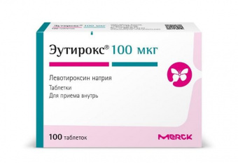 Эутирокс тбл 100мкг №100