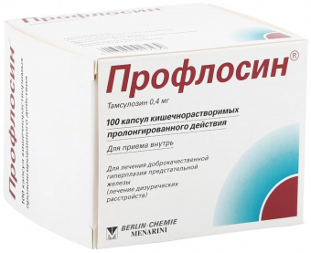 Профлосин капс кишечнор пролонг высв 0,4мг №100