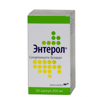 Энтерол капс 250мг №30 фл