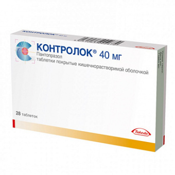Контролок тбл п/кишечнор/о 40мг №28