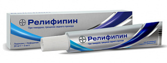 Релифипин гель д/рект и наруж прим 20мг/г+3мг/г 20г