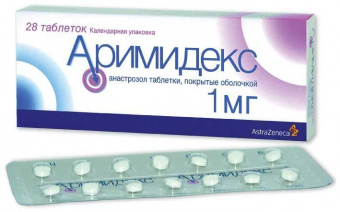 Аримидекс тбл п/п/о 1мг №28