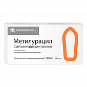 Метилурацил супп рект 500мг №10