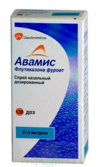 Авамис спрей наз дозир 27,5мкг/доза 120доз