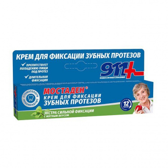 911 Мостаден крем д/фикс зуб протезов 40мл