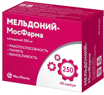 Мельдоний-МосФарма капс 250мг №40 яч конт 10*4