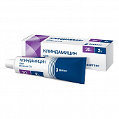Клиндамицин-Вертекс крем ваг 2% 20г