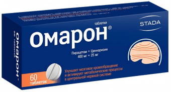 Омарон тбл 400мг+25мг №60