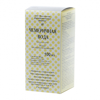 Чемеричная вода р-р д/наруж прим 100мл