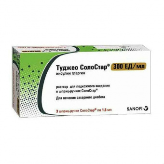 Туджео СолоСтар р-р п/к 300ЕД/мл 1,5мл №3 шпр-ручк