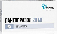 Пантопразол тбл кишечнор п/о 20мг №28