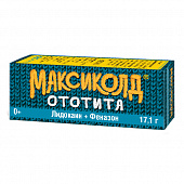 Максиколд Ототита капли ушн 1%+4% 15мл №1