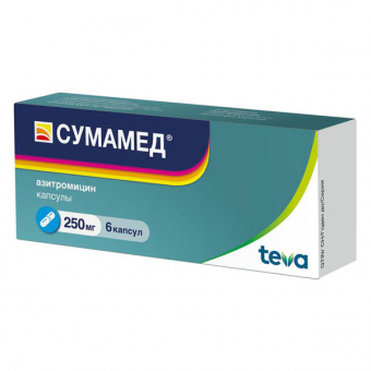 Сумамед капс 250мг №6