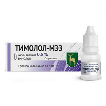 Тимолол-МЭЗ капли гл 5мг/мл 5мл №1 фл-кап